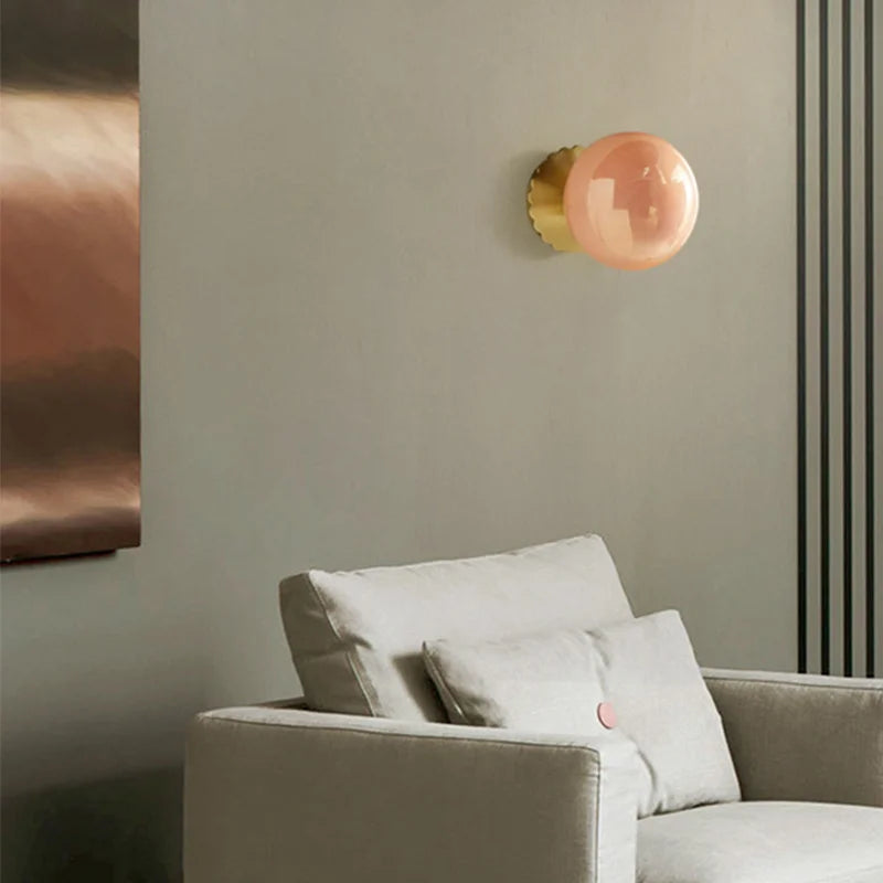 applique murale postmoderne de luxe avec lumières led - vue 5 sur 9