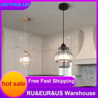 lustre moderne en cristal k9 led pour maison hôtel