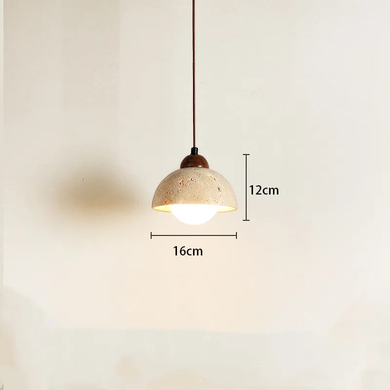 suspension sandyha rétro led créative petite pierre trou - vue 6 sur 15