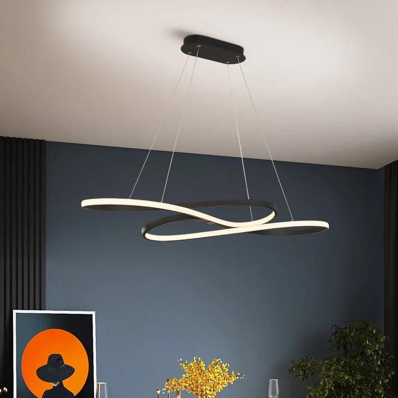 plafonnier led moderne avec télécommande pour éclairage intérieur - vue 7 sur 10