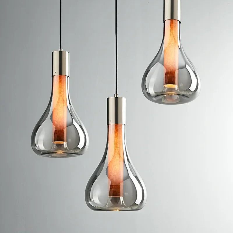 lampe à poser nordique moderne en verre design élégant pour décoration - vue 3 sur 10
