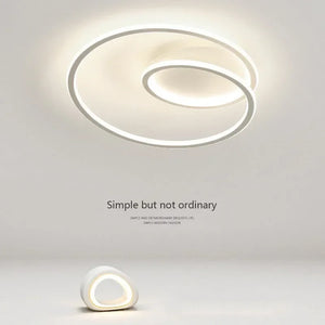 Simple modern LED chandelier for interior decoration
