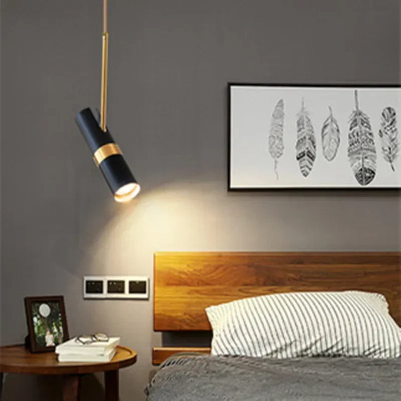 suspension nordique luxe moderne cylindrique design