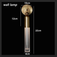 Applique murale nordique moderne Simple chevet appliques luminaires or créatif salle à manger chambre appliques murales décor à la maison Luminaire