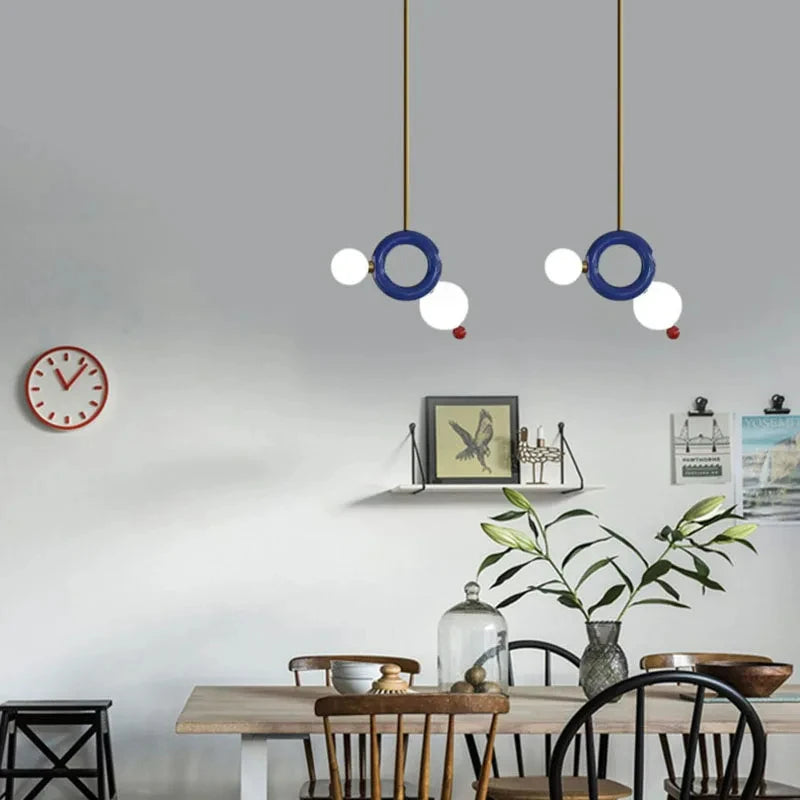 suspension art déco en métal pour intérieur élégant - vue 3 sur 7