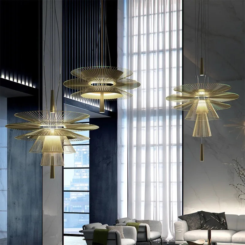 lustre led design nordique pour tables de bar et décoration maison