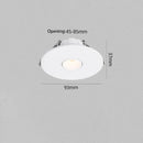 spot led ultra fin pour éclairage d ambiance rond encastré