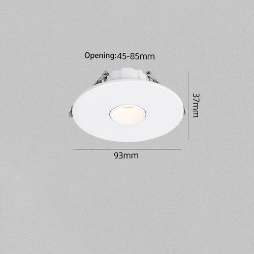 spot led ultra fin pour éclairage d ambiance rond encastré