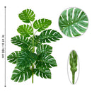 Artificial monstera plant with realistic leaves for indoor decoration