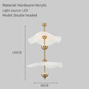 Minimalist nordic acrylic chandelier for restaurants and cafés