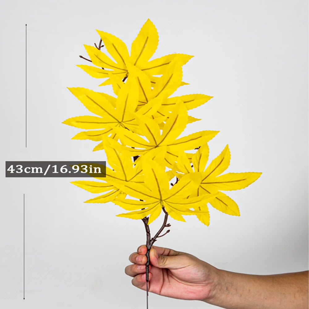 branche d'érable artificielle pour décoration d'automne et halloween - vue 8 sur 14