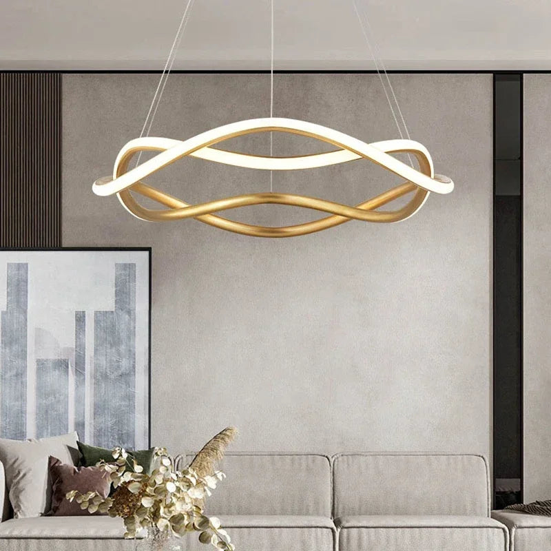 suspension LED design moderne idéale pour décoration intérieure - vue 5 sur 12
