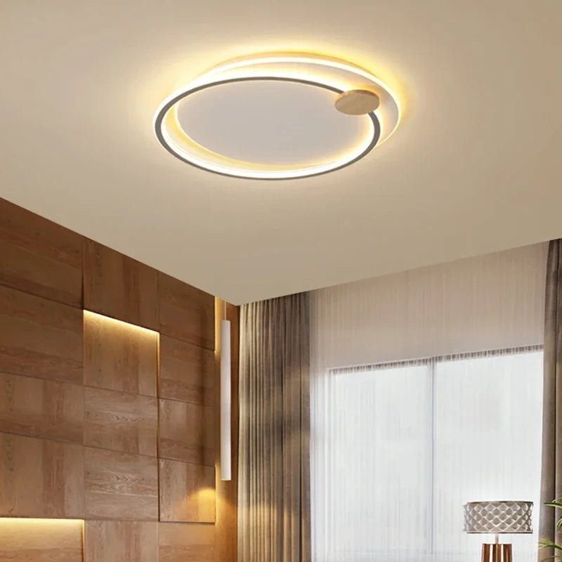 Plafonnier rond led moderne simple pour décoration d'intérieur - vue 5 sur 10