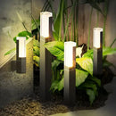 Outdoor LED lamp with motion sensor and aluminium stake