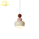 suspension design moderne en résine et verre pour intérieur enfant