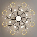lustre led ciel étoilé nordique variable décoratif à la mode