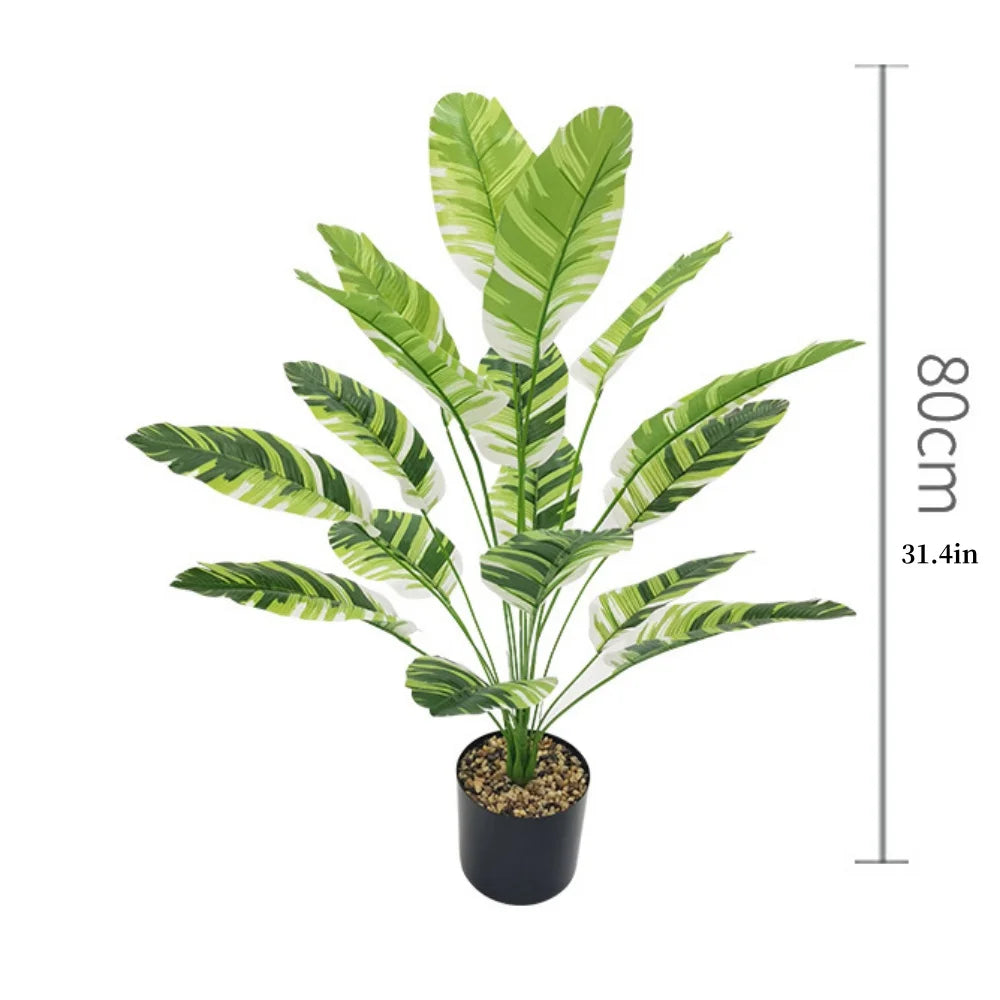 plante artificielle palmier plantain pour décoration intérieure et extérieure - vue 16 sur 27