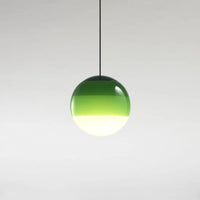lustre suspension led moderne en verre dégradé pour intérieur