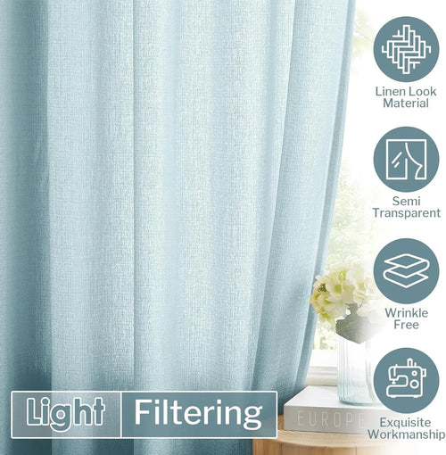 Voilage tulle uni sur mesure pour chambre salon