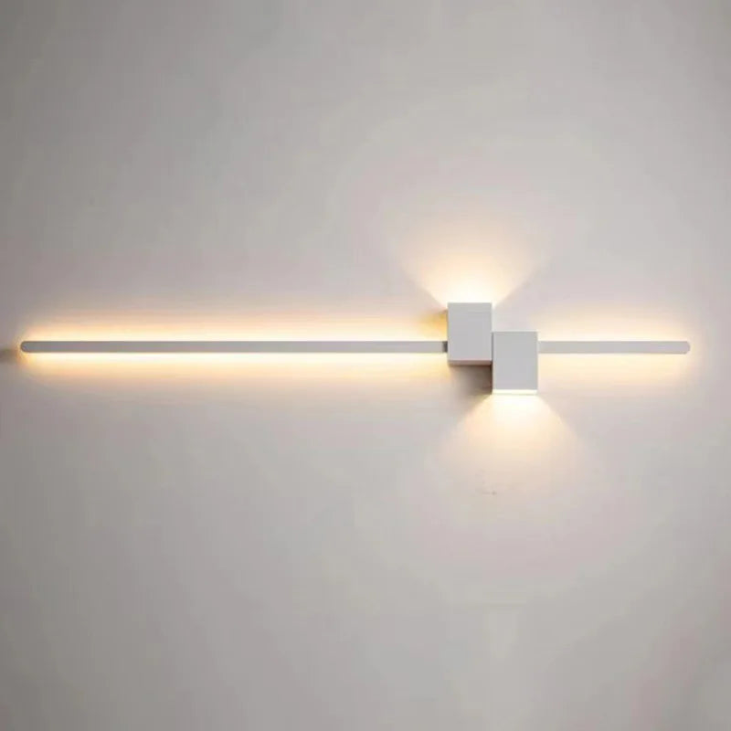 Applique murale led design nordique moderne luminaire décoratif monté en surface - vue 5 sur 12