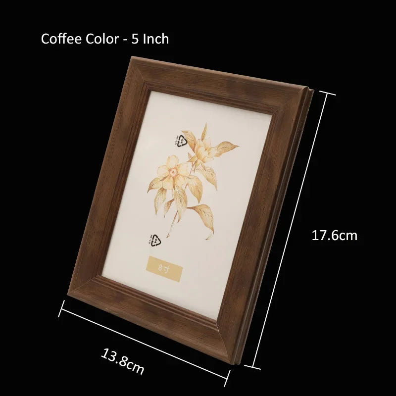 cadre photo rétro en plastique pour décoration murale et de table - vue 10 sur 20
