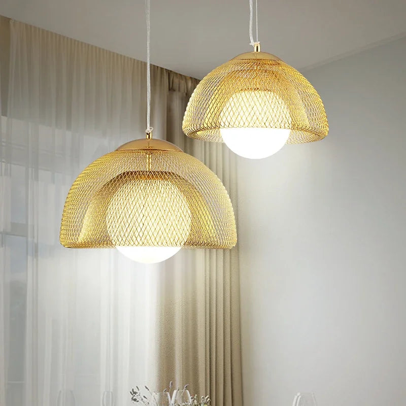 suspension modernes en double fer design nordique - vue 2 sur 12