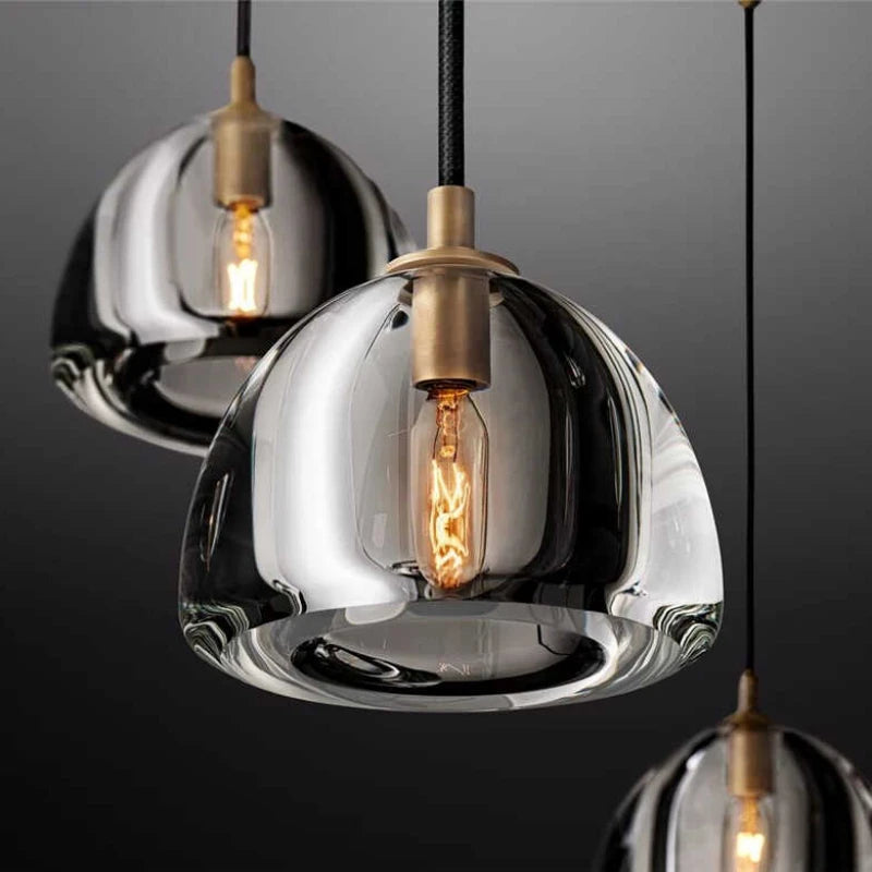 lustre moderne en cristal géométrique pour intérieur luxueux - vue 10 sur 14