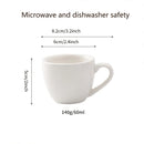 lot de 4 tasses expresso ceramique demitasse anses