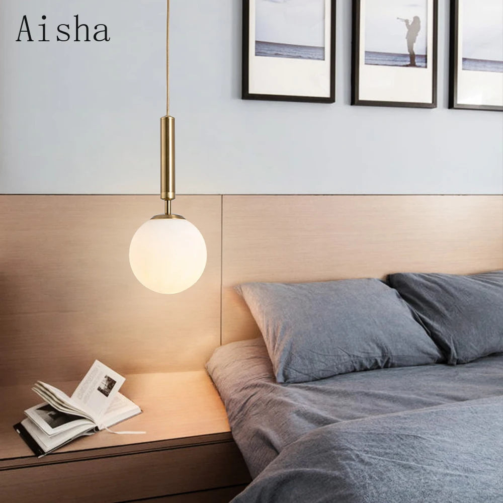 suspension moderne avec éclairage led design élégant - vue 5 sur 10