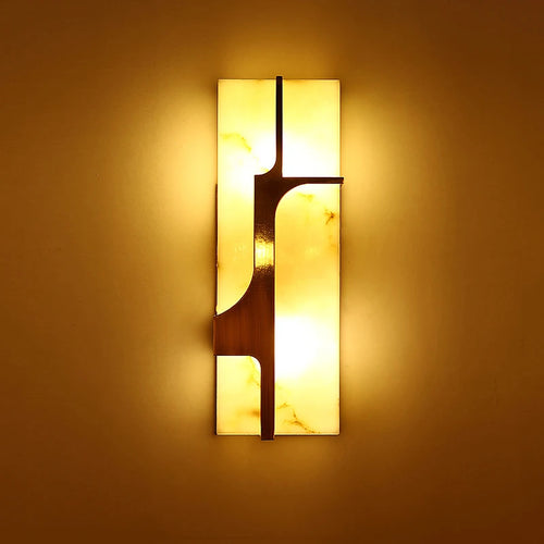 applique murale style chinois rétro imitation marbre led