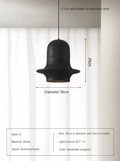Minimalist retro chandelier for restaurant and shop decor - vue 9 sur 8