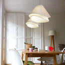 Minimalist fabric LED pendant lamp nordic art design