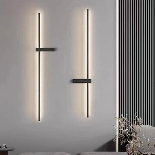 applique murale led minimaliste design artistique - vue 3 sur 15