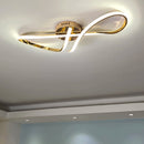 lustre moderne en métal pour intérieur élégant et contemporain