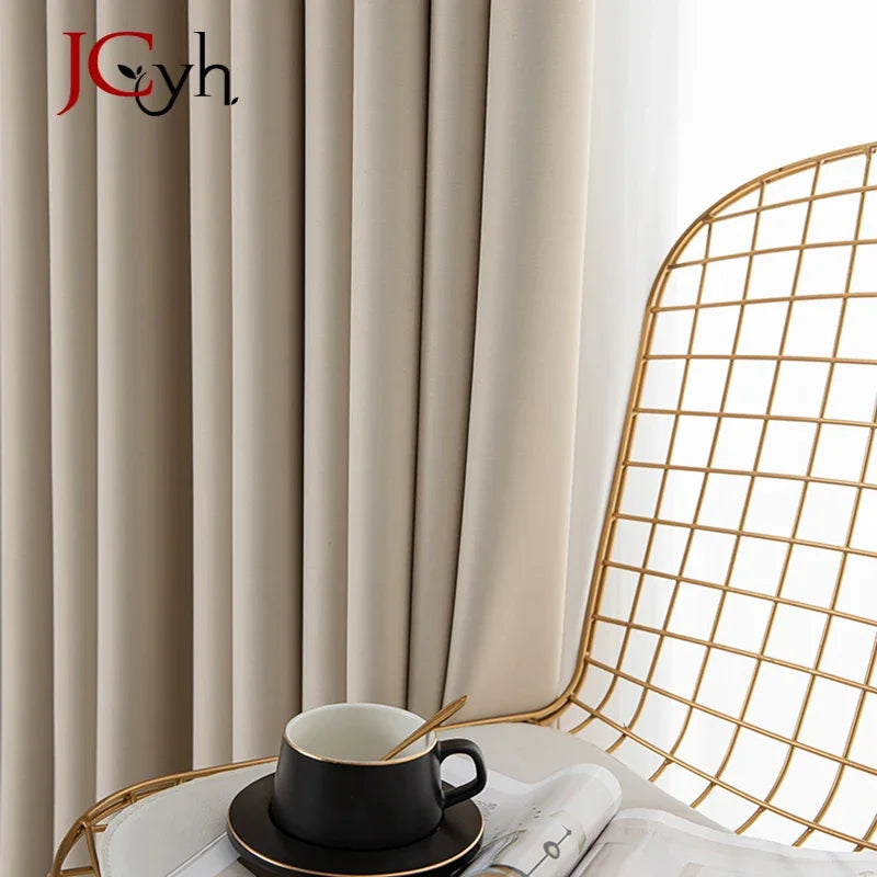 Rideau occultant moderne long pour chambre salon fenêtre - vue 4 sur 8