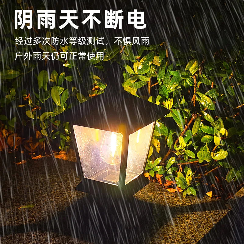 lampes solaires étanches pour jardin et extérieurs