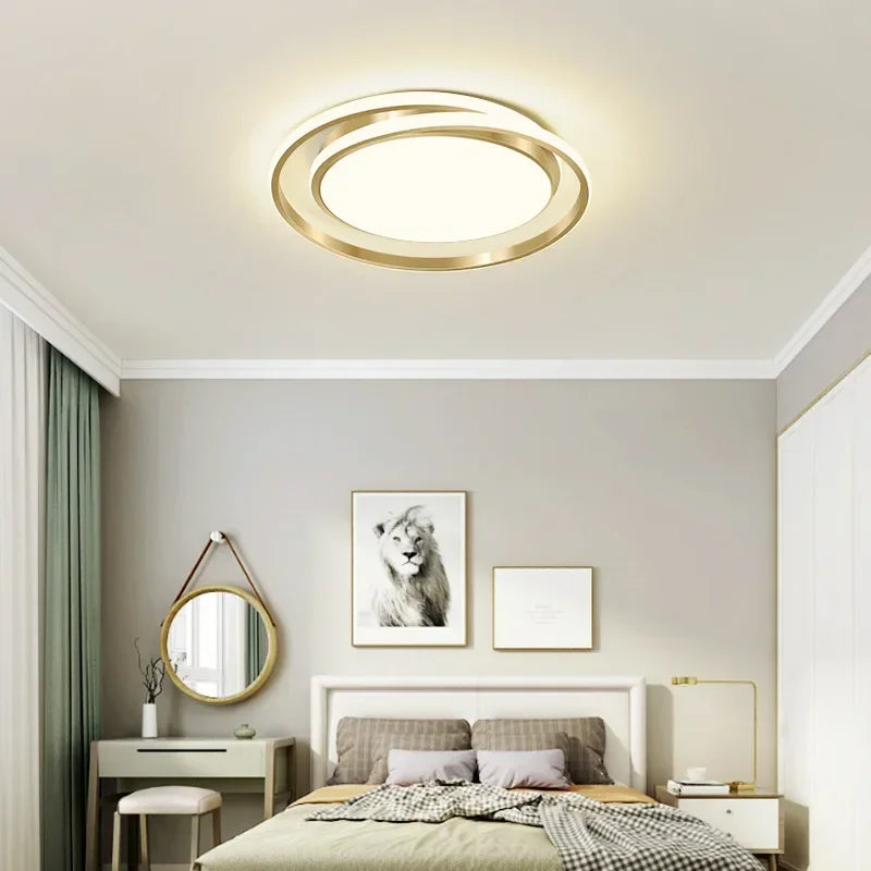 lustre moderne en or pour décoration intérieure élégante - vue 6 sur 10