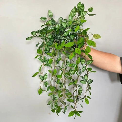 feuilles de pastèque en plastique pour décoration intérieure et extérieure