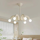 Modern milky white LED pendant light, living room, bedroom, children's room, creative decoration pendant light