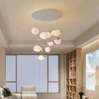 Modern nordic minimalist chandelier for villa duplex loft