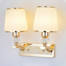 Modern minimalist crystal wall light for decorative interiors