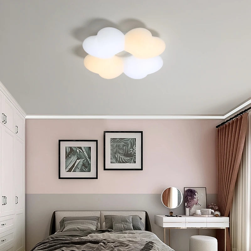 lustre à pétales nordique romantique pour une ambiance chaleureuse - vue 7 sur 10