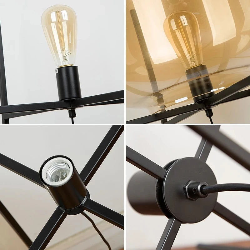 lampadaire post-moderne simple avec verre de cognac - vue 6 sur 9