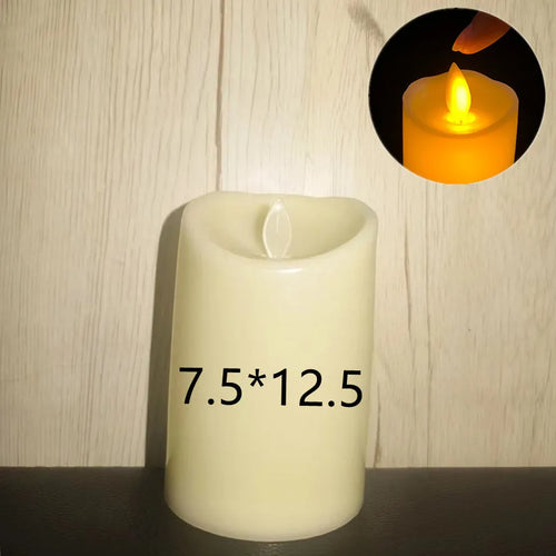 lampe à poser électrique avec bougies sans flamme pour décorations festives - vue 15 sur 14