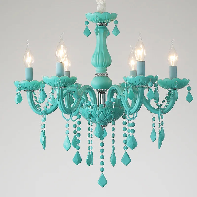 lustre en cristal pour une chambre de petite fille - vue 7 sur 12