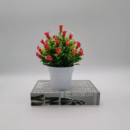 plante artificielle bonsaï fleur en pot décoration intérieure et extérieure - vue 10 sur 13