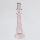 bougeoir en verre pour décoration de mariage et centre de table