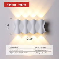 applique murale led moderne pour extérieur et décoration jardin