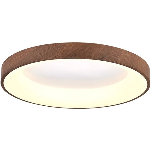 Walnut Color Water Transfer Printing, Modern Minimalist Wabi-Sabi, Ceiling Light for Living Room, Dining Room, Bedroom, Study