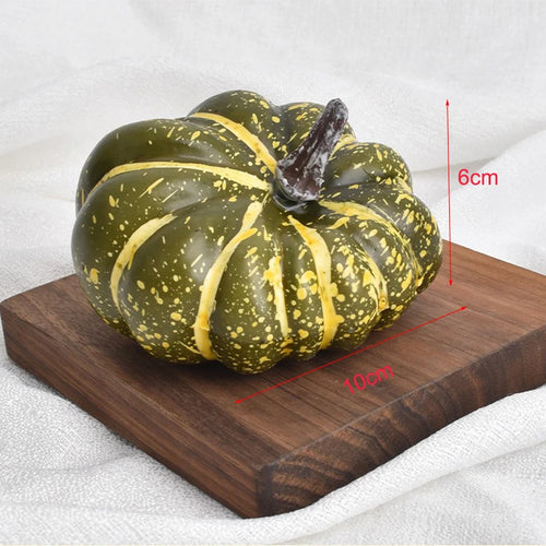 citrouilles décoratives en mousse pour décorations dHalloween et automne - vue 10 sur 22